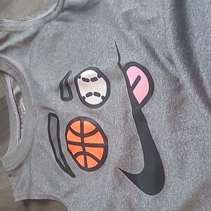 one 5 one Kids Gray Graphic Tank Top